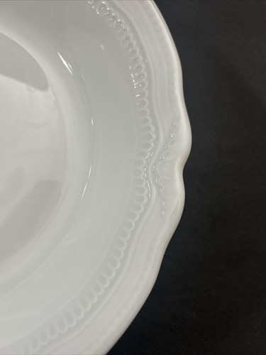 BERNARDAUD & CO. Limoges Harcourt Soup Bowls 9-1/2” White - Picture 2 of 6