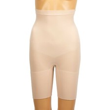Spanx 1967 High-Waisted Shaper Shorts Tummy Control Soft Black Size L $48 NWT