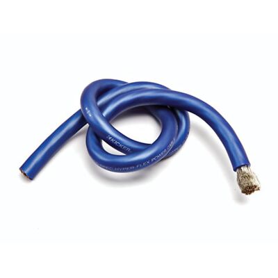 4 AWG 100% Oxygen Free Copper OFC Blue Power/Ground Wire Lot Kicker