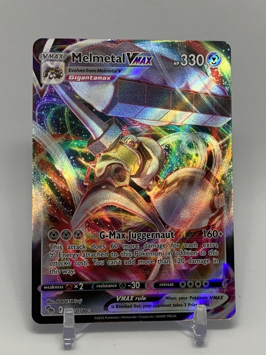 Pokmon TCG Melmetal VMAX Pokmon GO 048/078 Holo Ultra Rare Pokmon TCG Melmetal VMAX Pokmon GO 048/078 Holo Ultra Rare