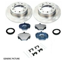 REAR BRAKE DISCS & PADS KIT for LAND ROVER DEFENDER TD5
