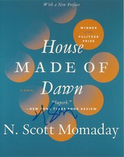 AUTHOR N. SCOTT MOMADAY SIGNED AUTHENTIC 8X10 PHOTO w/COA NATIVE WRITER LEGEND