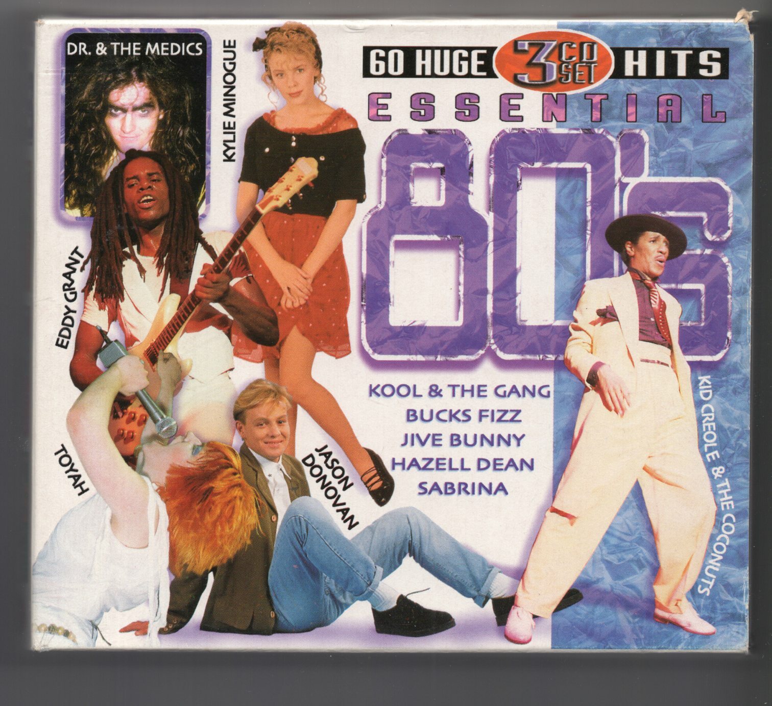 (JO763) Essential 80s, 60 tracks various artists - 2000 Boxset CDs