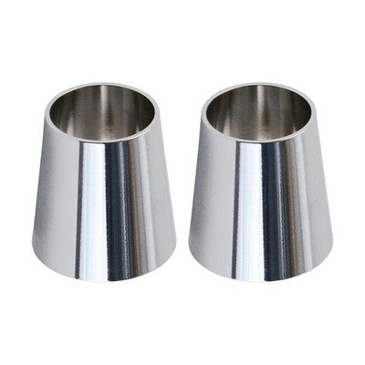 Paughco chrome locking cones for 1'' handlebar with internal throttle