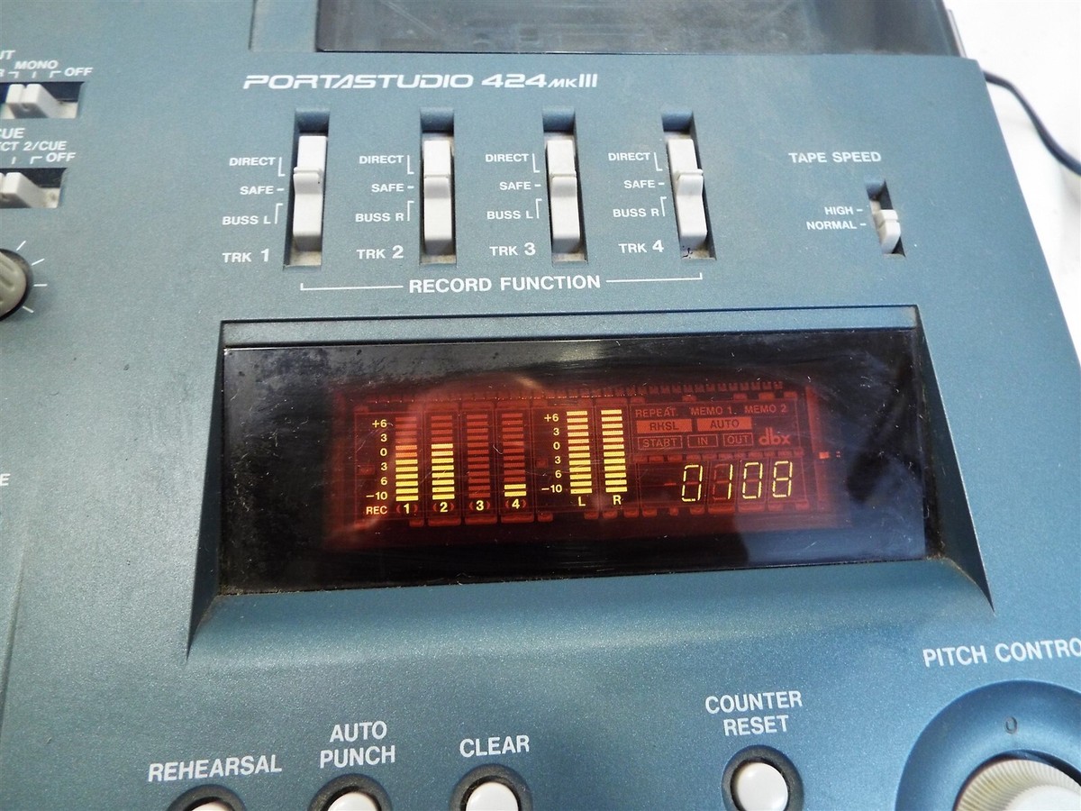 TASCAM Portastudio 424 Mk III 4 Track Cassette Recorder TASCAM Portastudio 424 Mk III 4 Track Cassette Recorder