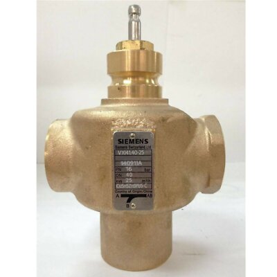 ONE NEW SIEMENS Control Valve threaded 3-Port PN16 VXI41.40-25 DN40