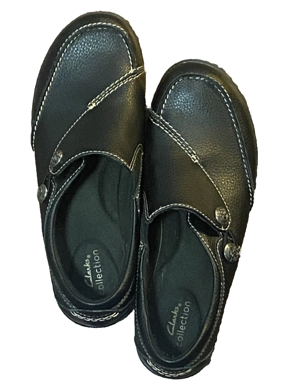 Scarpe slip on CLARKS COLLECTION ASHLAND LANE in pelle nera Taglia 7M