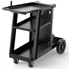 3-Tier Welding Cart for TIG MIG Welder and Plasma Cutter,Rolling Welding Trolley