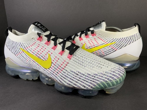 vapormax white dynamic yellow