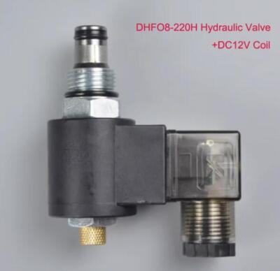 DHF08-220H 12V 2 Way Normally Closed Hydraulic Threaded Cartridge Solenoid Valve