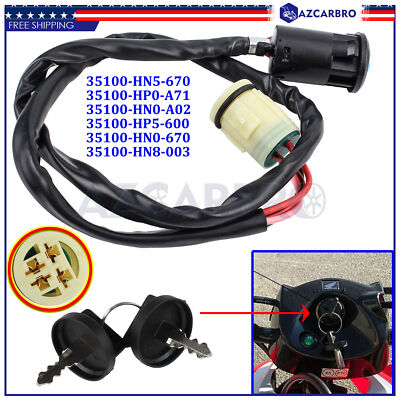 Ignition Key Switch 35100-HN5-670 For Honda ATV TRX350 TRX400 Trx420 Trx450 Trx500 - Foto 13