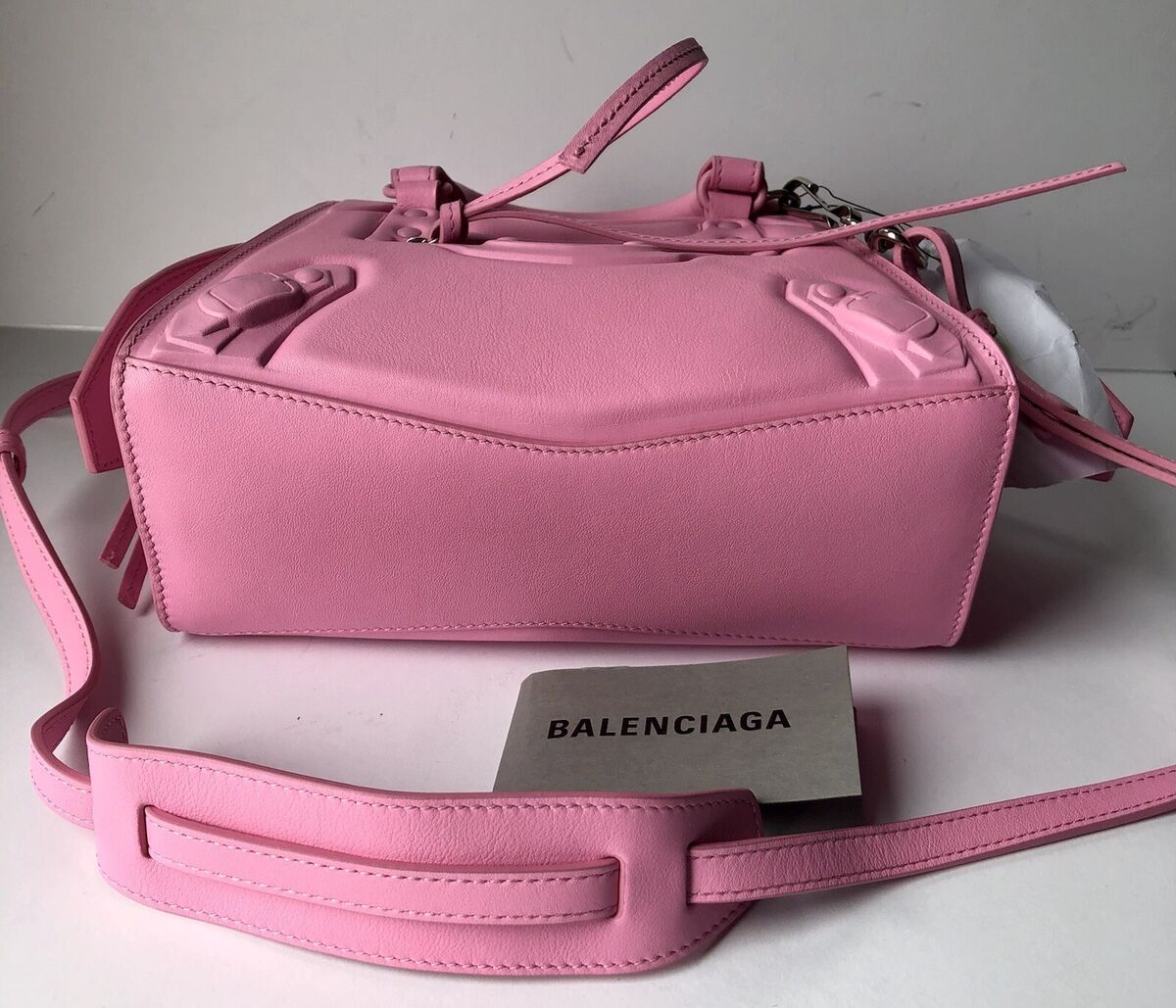 BALENCIAGA Mini Neo Classic Hardware City Rose Berlingot BALENCIAGA Mini Neo Classic Hardware City Rose Berlingot
