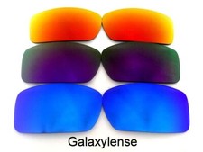 Galaxy Replacement Lenses For Oakley Gascan Blue Purple Red Polarized 3Pair