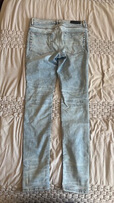 100% Authentic AMIRI PAJAMA ART PATCH JEANS SZ 34 Size 34 | eBay