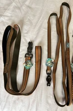 5/8" x 6 ft — K9 Explorer Reflective Dog Leash with Scissor Snap — ORANGE