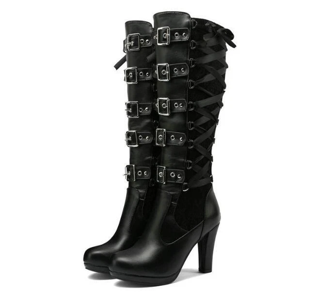 Tall sales punk boots