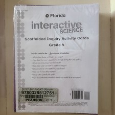 INTERACTIVE SCIENCE- SCAFFOLDED INQUIRY ACTIVITY CARDS  GR 3  4- NEW/SEALED