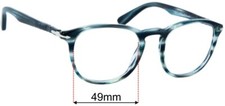 SFx Replacement Sunglass Lenses fits Persol 3143-V - 49mm Wide