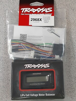 Traxxas 2968X iD Lipo Voltage Cell Checker Balancer w/TRA2938X Lead Adapter New!