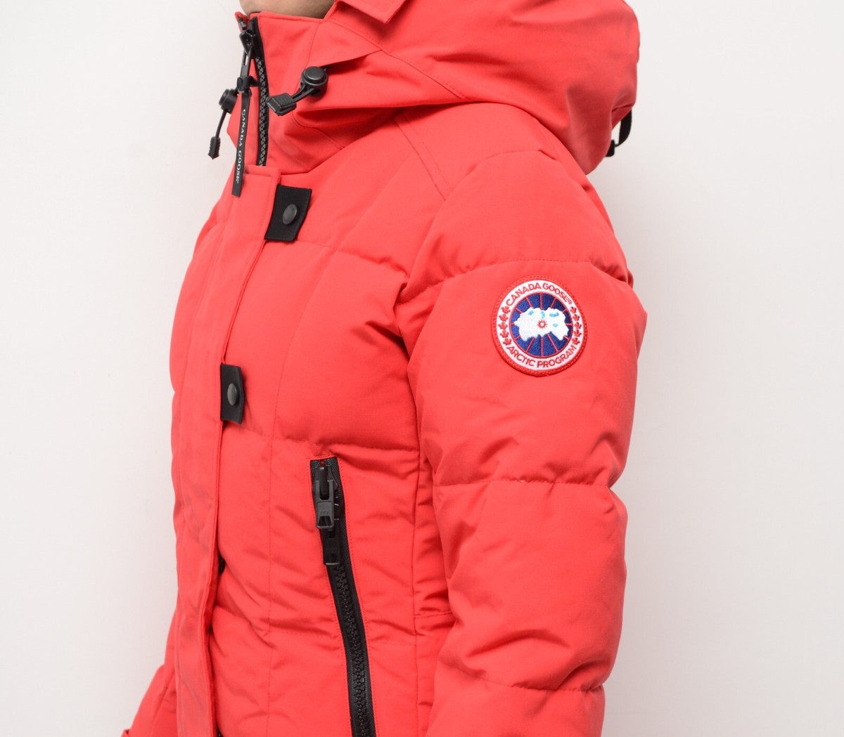 Women's Canada Goose Elmwood Parka Down Puffer Red Jacket Women's Canada Goose Elmwood Parka Down Puffer Red Jacket