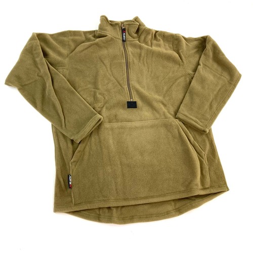 USMC Coyote Brown Polartec 100 Fleece Pullover - Large - Authentic USGI New