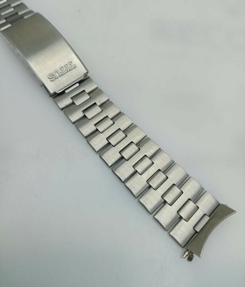 Solvil Et Titus 9301 Stainless Steel NOS Vintage Men's Watch Bracelet