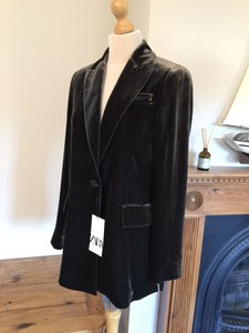 zara silk jacket