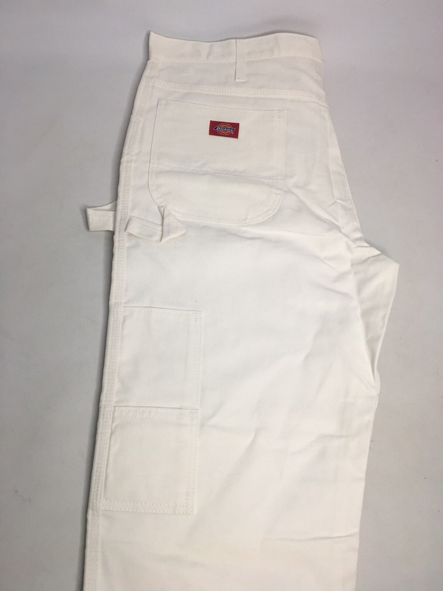DICKIES Paint & Stain work Pants- Caprenter-white 38x32 sherwin
