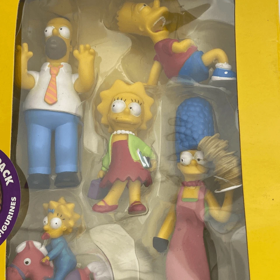 Juego de 5 estatuillas de PVC Homer Bart Lisa Maggie Marg multicolor OS Foto 3 de 4