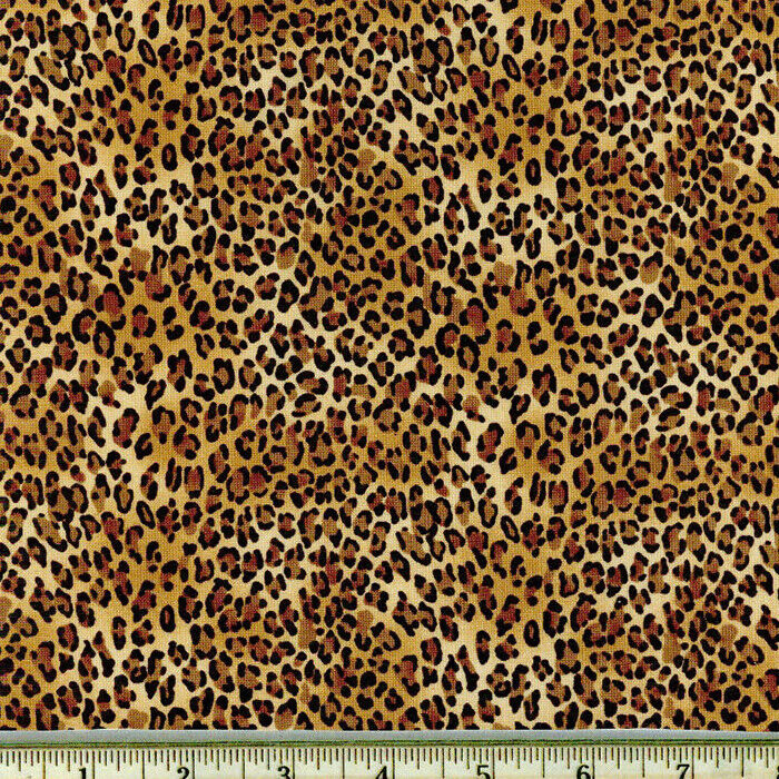 BY Yard-Tiny Leopard print by Timeless Treasures Fabric Wild-C2722