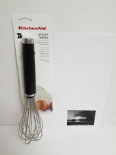 KITCHENAID BLACK GOURMET UTILITY WHISK NEW STYLE  KE060OHOBA