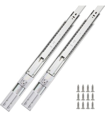 Betesy Hardware Soft Close Full Extension Drawer Slides Ball Bearing Side Mount