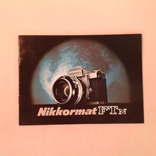 Vtg 1970's Color Nikkormat FTn Camera System Photography Guide Sales Brochure