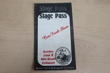 Con Funk Shun  - Unused Stick On Backstage Pass  - FREE SHIPPING - 