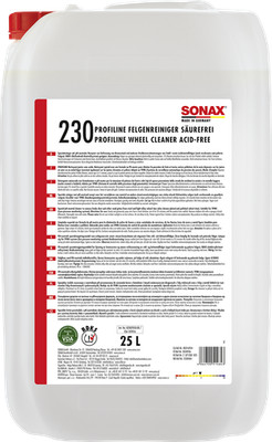 SONAX FelgenReiniger PLUS Felgenpflege Felgenreinigungsmittel säurefrei 25 L
