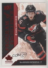 2019 Upper Deck Team Canada Juniors Exclusives 67/150 MacKenzie Entwistle 0ft7