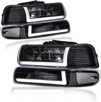 #ad #ad 1999 2002 Silverado 1500 2500 1500HD 2500HD 3500 Tahoe Suburban LED DRL Headligh $149.79