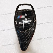 Carbon Fiber MP Gear Selector Shift Knob Trims For BMW 6-Series 640i 2012-2019