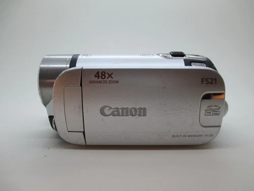 CANON FS21 Digital  Camcorder 16GB 41x Advanced Zoom  WORKING TESTED! - product listing photo