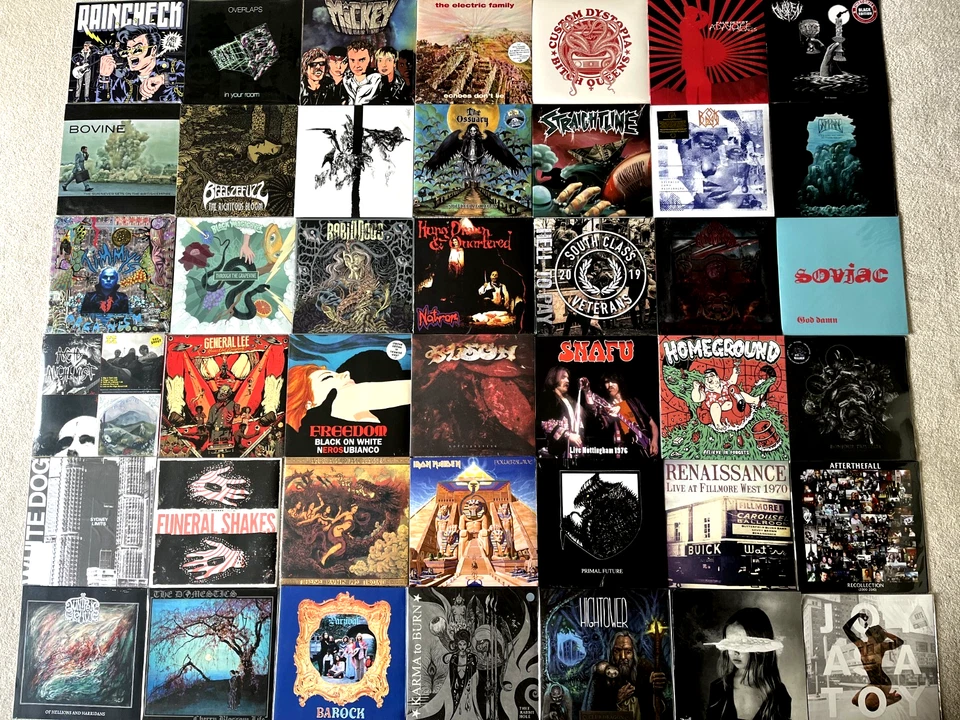 PUNK ROCK HEAVY METAL COLLECTION + FLIGHT CASE VINYL LP NEW & SEALED JOB LOT - Image 2 of 4