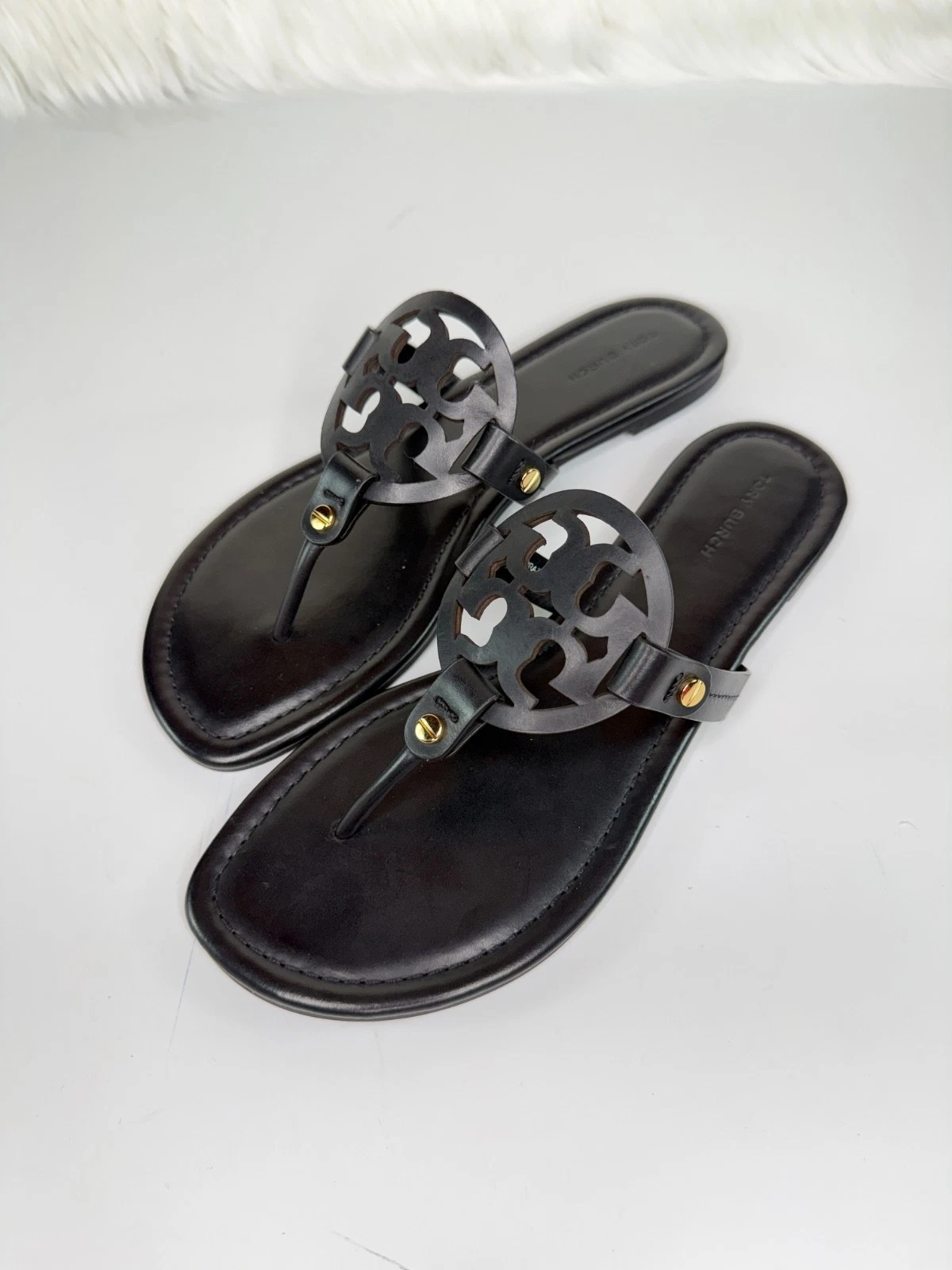 Tory Burch Women's Miller Calf Leather Sandal - Black