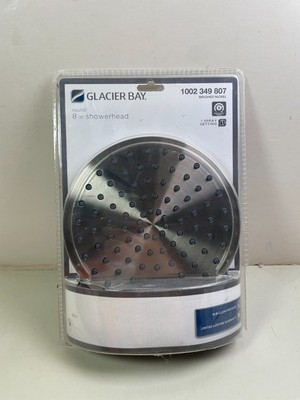 Glacier Bay 8'' Round Raincan Showerhead in Brushed Nickel 1002 349 807