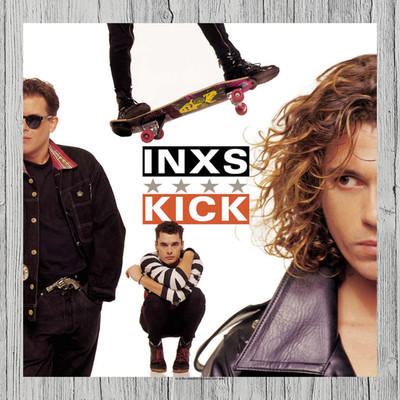 INXS Kick Album Cover Metal Sign Poster