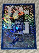 EDWIN ARROYO 2020 LEAF PERFECT GAME BLUE MARBLE AUTOGRAPH #1/1 MARINERS REDS