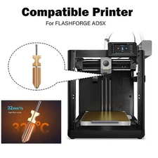 0.4mm Hotend nozzle Quick-Detachable For Flashforge AD5X 3D printer Accessories