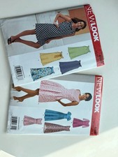 New Look Dress Sewing Patterns 6263 and 6341 U.S. Size 8-18