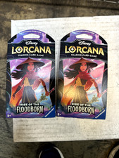 Disney Lorcana TCG Rise Of The Floodborn 2 Blister Booster Packs FREE SHIPPING