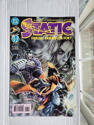 Static #43 Rare 3rd To Last Issue 5,110 Copies 1st App Powerfist Milestone DC