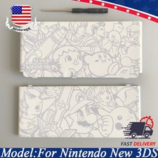 For Nintendo New 3DS A  E Cover Housing Shell Faceplate Case With Screws  Tool