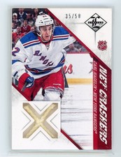 2012-13 Panini Limited Net Cord Crashers /50 Carl Hagelin #NC-HAG